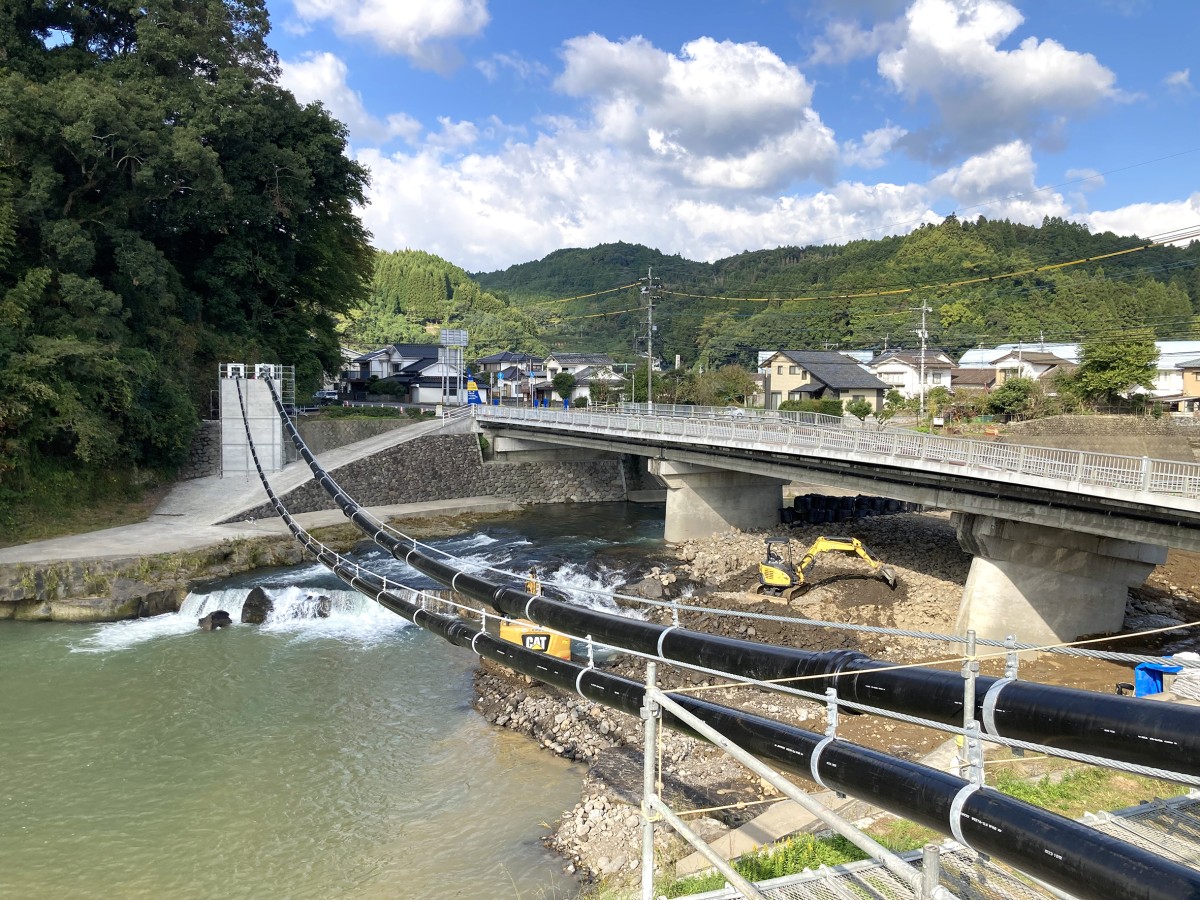 吊り配管工事(大分県)